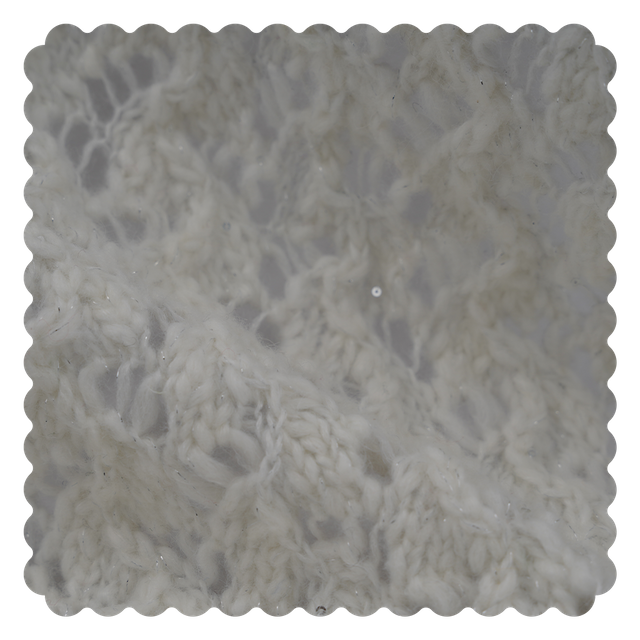 MF27AWPointelleSlub0276 64%Polyester 13%Acrylic 1/2.2Nm Pointelle