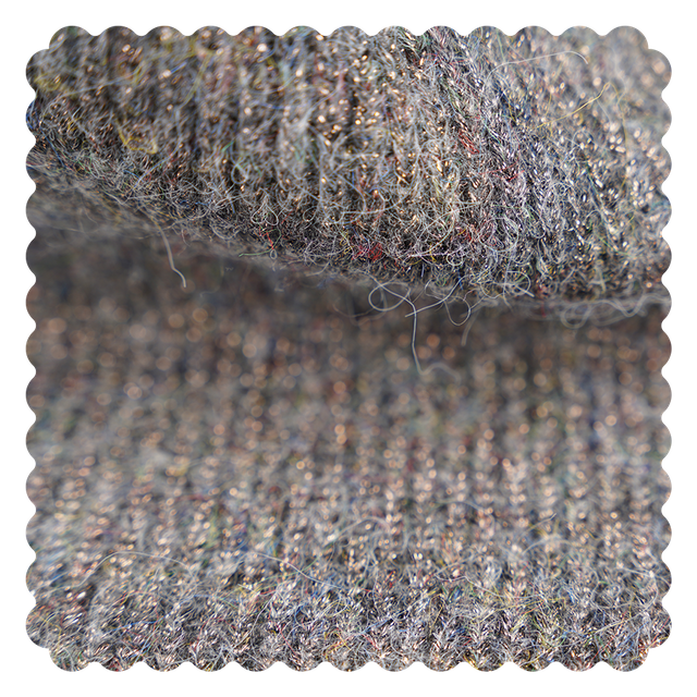 MF26AWRibBrushed0314 35%Polyester 31%Metallic 1/4Nm Rib