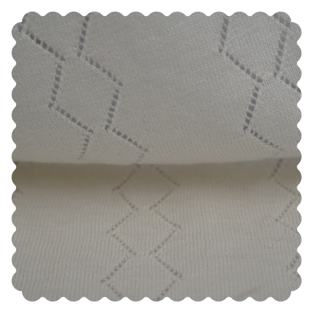 MF26SSPointelleNormal0187 55%Cotton 20%Viscose 2/48Nm Pointelle