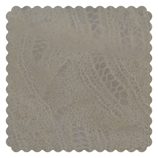 MF26SSPointelleBrushed0130 57%Mohair 29%Recycled Nylon 1/20Nm Pointelle