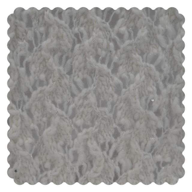 MF27AWPointelleSlub0276 64%Polyester 13%Acrylic 1/2.2Nm Pointelle