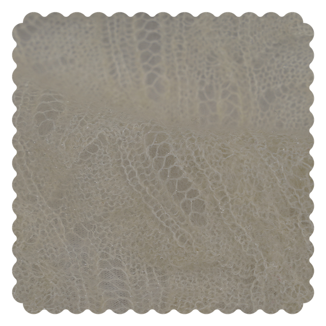 MF26SSPointelleBrushed0130 57%Mohair 29%Recycled Nylon 1/20Nm Pointelle