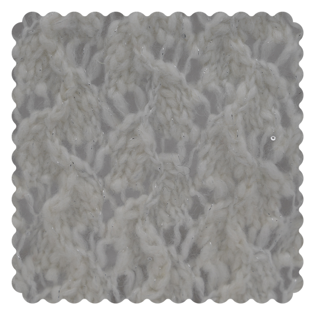 MF27AWPointelleSlub0276 64%Polyester 13%Acrylic 1/2.2Nm Pointelle