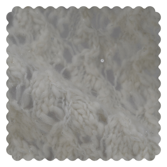 MF27AWPointelleSlub0276 64%Polyester 13%Acrylic 1/2.2Nm Pointelle