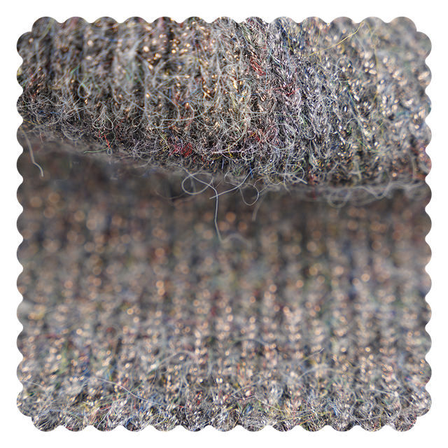 MF26AWRibBrushed0314 35%Polyester 31%Metallic 1/4Nm Rib