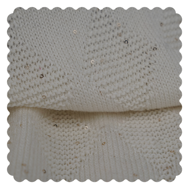 MF27AWJacquardNormal0172 98%Mercerized Cotton 2%Sequin 1/4.5Nm Jacquard