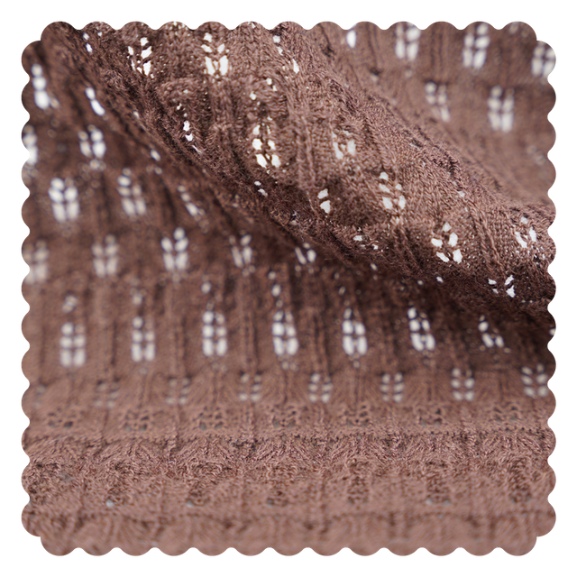 MF27AWPointelleNormal0308 40%Recycle Polyester 29%Nylon 2/28Nm Pointelle
